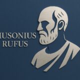 ムソニウス・ルーファスの肖像ロゴ | ストア派哲学者 Musonius Rufus の名言と教え | meigen89.com 名言・格言サイト