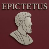 エピクテトスの横顔ロゴ | ストア派哲学者 Epictetus の教えと名言 | meigen89.com 名言・格言サイト