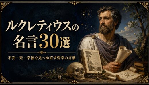 ルクレティウスの名言30選｜不安・死・幸福を見つめ直す哲学の言葉
