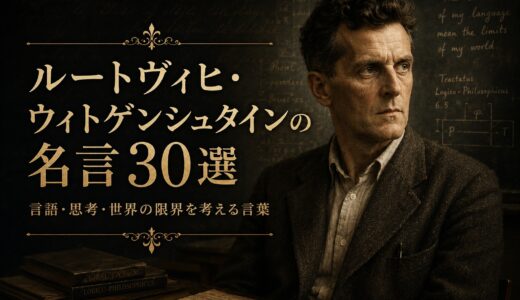 ルートヴィヒ・ウィトゲンシュタインの名言30選｜言語・思考・世界の限界を考える言葉