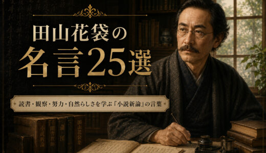 田山花袋の名言25選｜読書・観察・努力・自然らしさを学ぶ『小説新論』の言葉