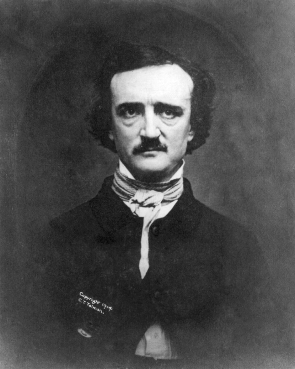 エドガー・アラン・ポーの1848年の本人肖像